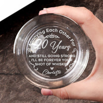 Annoying Each Other For Years & Still Going Strong - Personalized Engraved Whiskey Glass