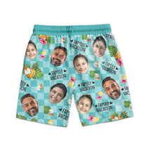 Family Vacation -  Personalized Photo Men's Beach Shorts