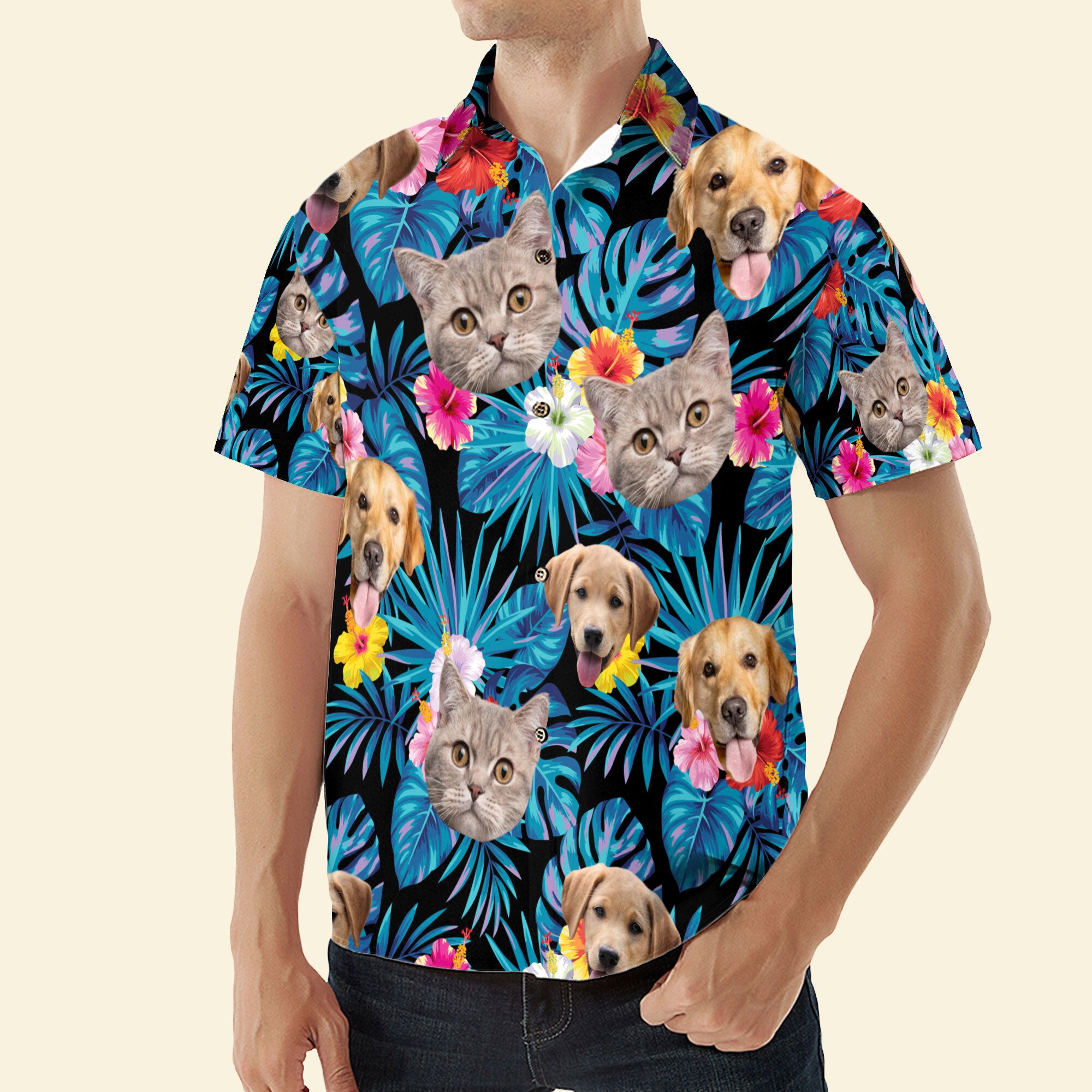 Custom Face For Men, Women - Personalized Photo Hawaiian Shirt