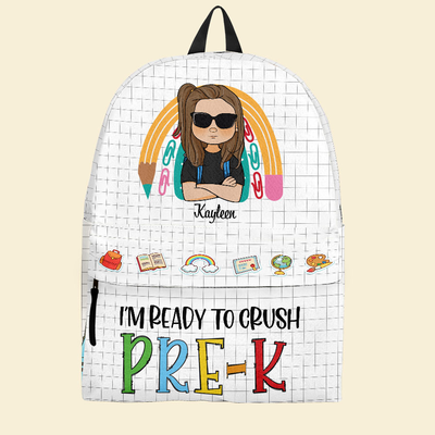 Ready To Crush School - Personalized Backpack