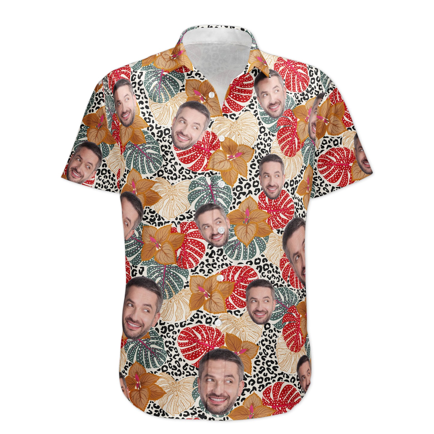 Custom Face - Personalized Photo Hawaiian Shirt