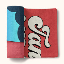 Tanned & Tipsy  - Personalized Beach Towel